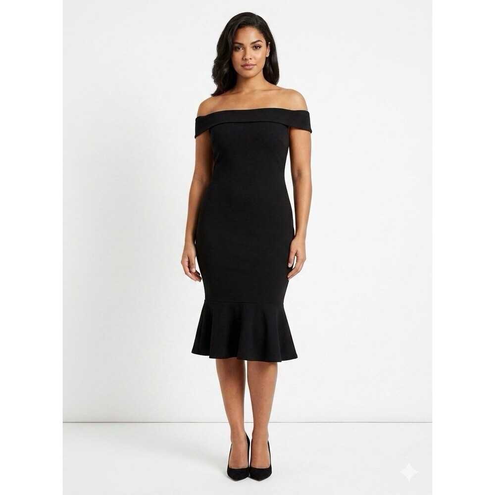flare bodycon dress Forever 21 | Dresses | Forever 2 Lbd Black Midi Sexy M Medium Formal